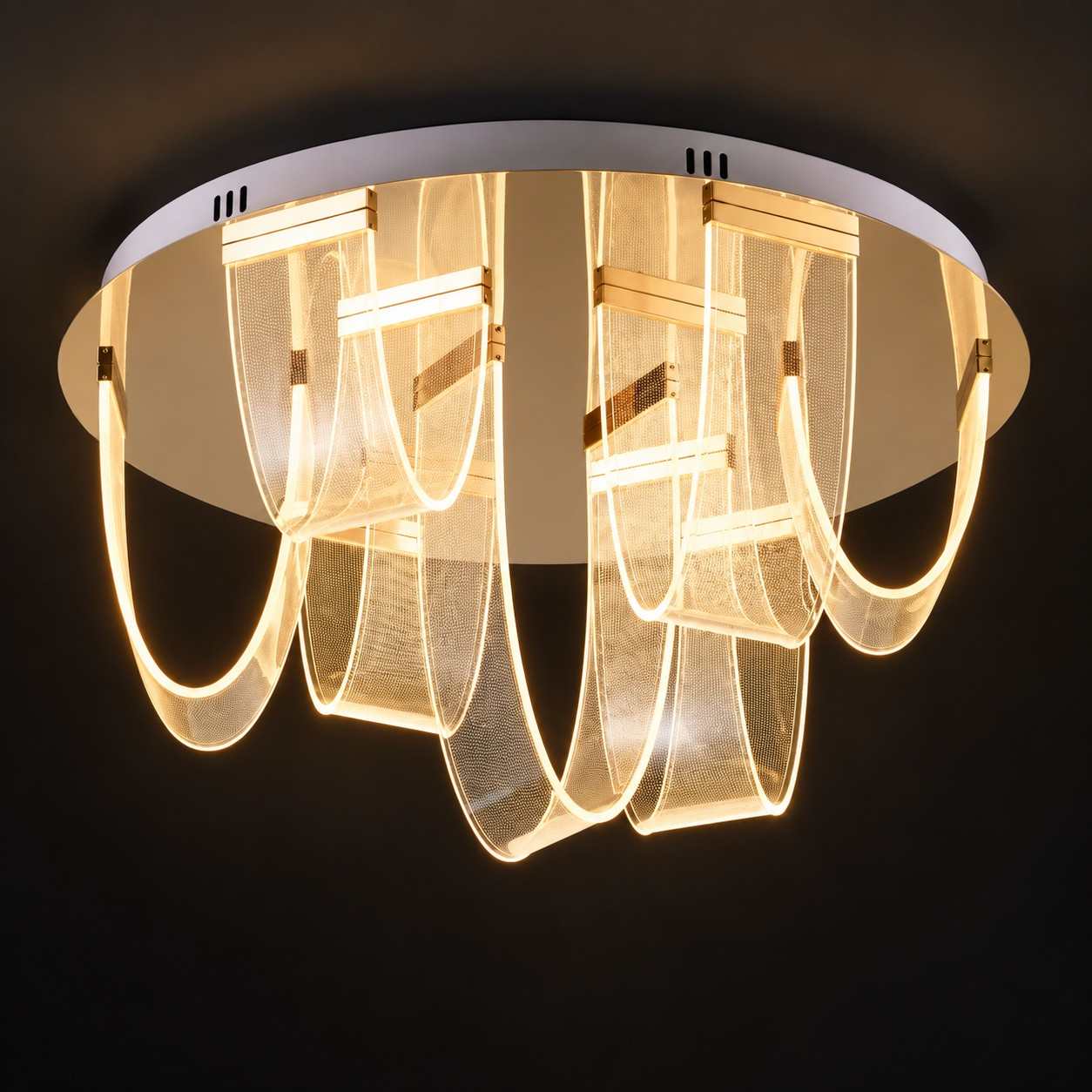 Noble Wave Mesh LED Ceiling Light