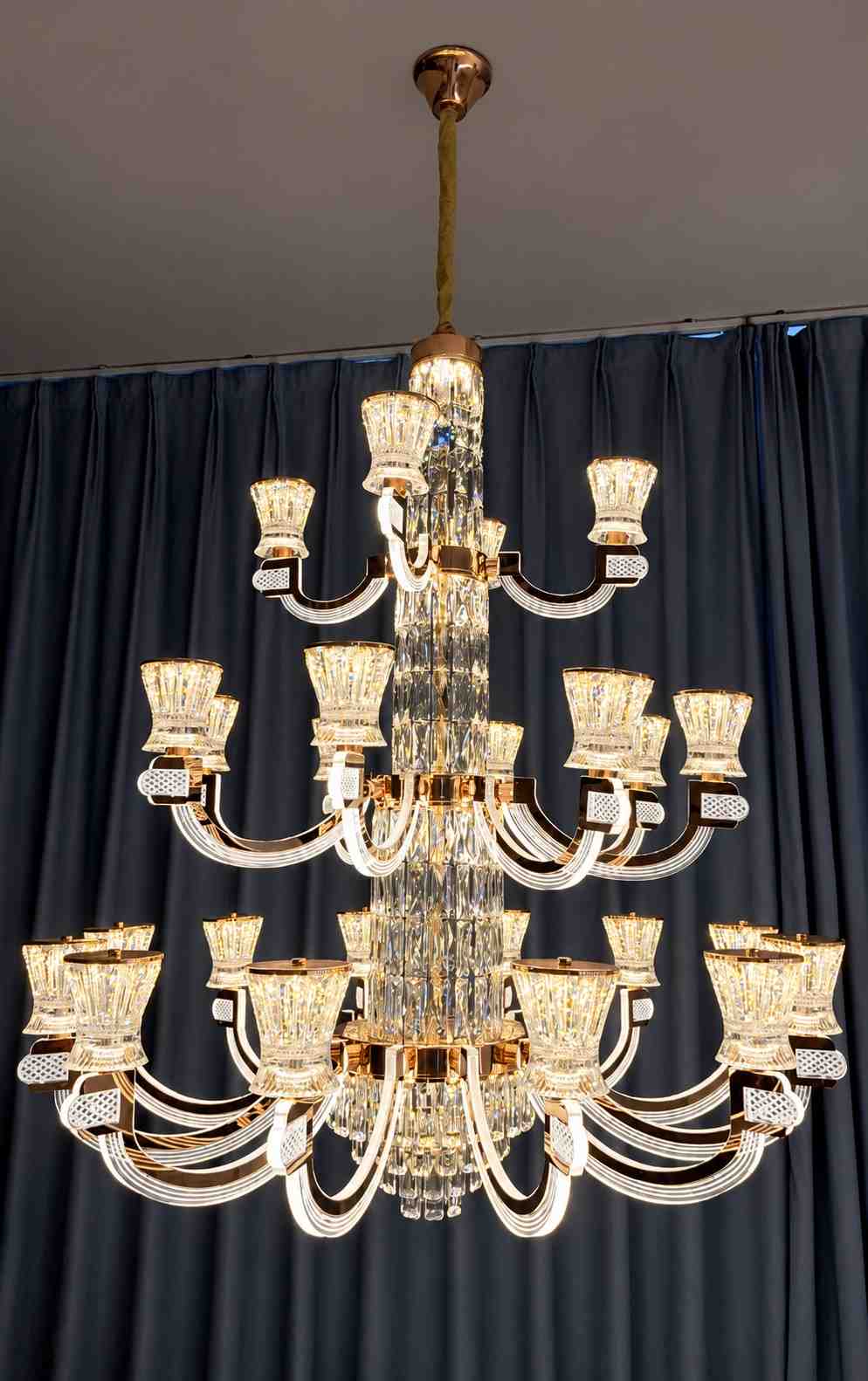 Imperial Cascade Crystal Chandelier