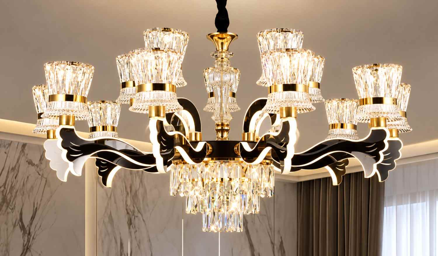 Royal Elegance Crystal Chandelier